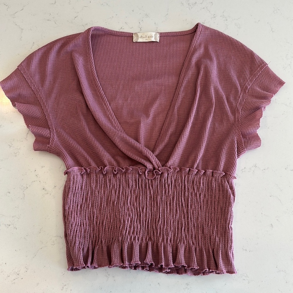 Altar’d State Pink Crop Top